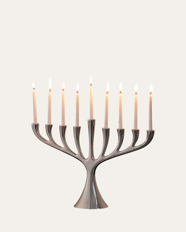 Cobra Stainless Steel Hanukkah Menorah